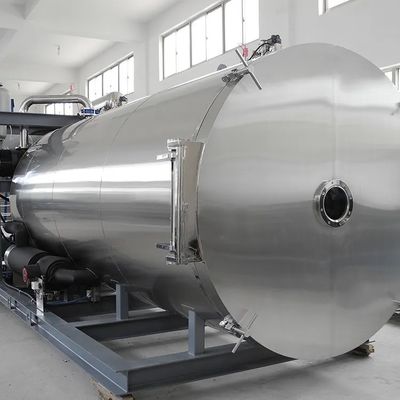 chất lượng  SUS304 Meat Freeze Dryer Machine 30kg/Batch-5000kg/batch Sublimation Dryer nhà máy