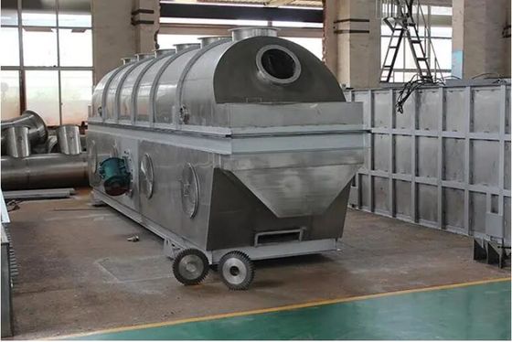 Máy sấy tầng sôi rung Công nghiệp thực phẩm Kích thước tùy chỉnh Tiết kiệm năng lượng