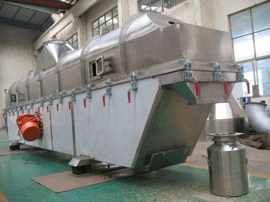 Máy sấy tầng sôi rung Công nghiệp thực phẩm Kích thước tùy chỉnh Tiết kiệm năng lượng