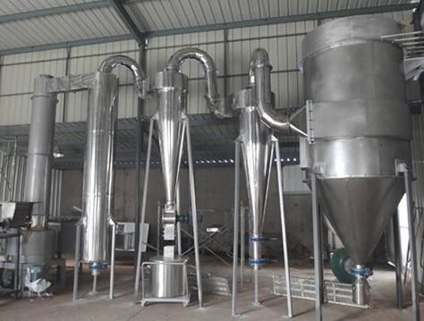 Máy sấy flash quay bằng thép không gỉ Máy tiết kiệm năng lượng cho thuốc trừ sâu