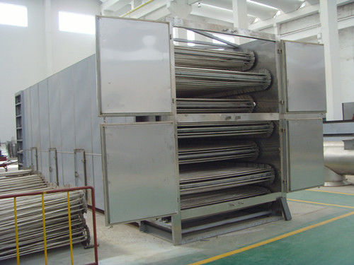 Máy sấy liên tục nhiều lớp rau Hệ thống sấy băng tải