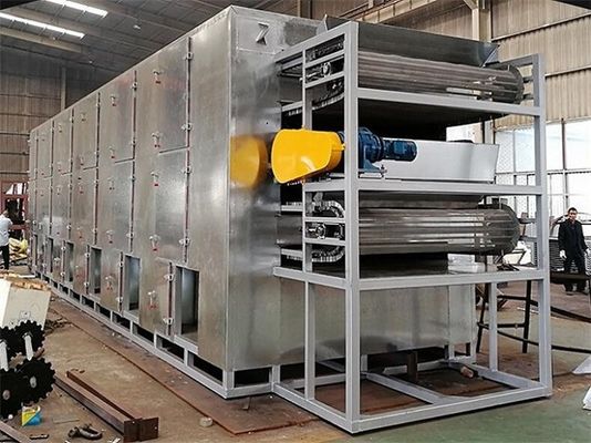Máy sấy liên tục nhiều lớp rau Hệ thống sấy băng tải