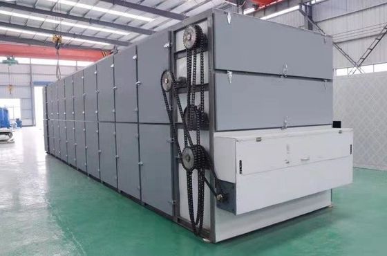 Máy sấy liên tục nhiều lớp rau Hệ thống sấy băng tải