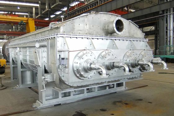 Máy sấy bùn lưỡi rỗng, máy sấy mái chèo chân không quay