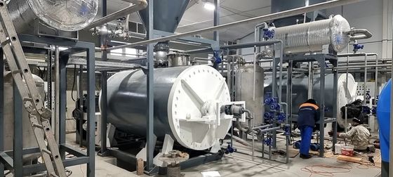 Máy sấy liên tục hiệu quả cao Máy sấy mái chèo công nghiệp 6000L