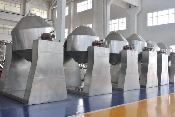 Máy trộn công nghiệp SUS304 SUS316L Máy sấy chân không quay hình nón đôi