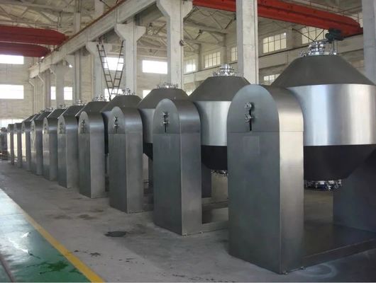 Máy trộn công nghiệp SUS304 SUS316L Máy sấy chân không quay hình nón đôi