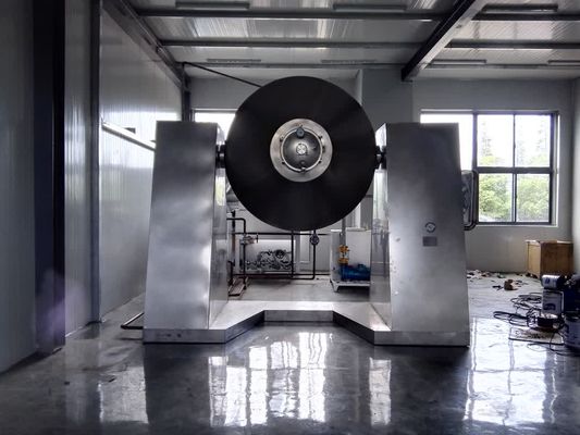 Máy trộn công nghiệp SUS304 SUS316L Máy sấy chân không quay hình nón đôi