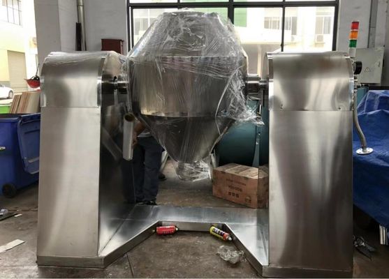 Máy trộn công nghiệp 0,75kw -15kw Máy ​​sấy chân không hình nón đôi quay 5000L