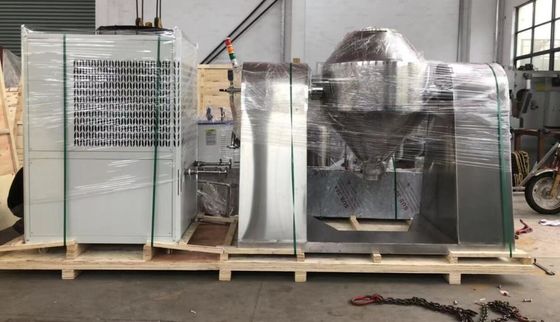 Máy trộn công nghiệp 0,75kw -15kw Máy ​​sấy chân không hình nón đôi quay 5000L