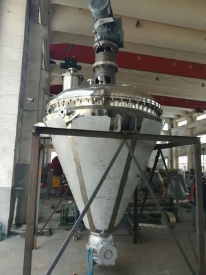 Máy trộn hình nón trục vít đôi, Máy trộn ruy băng xoắn ốc