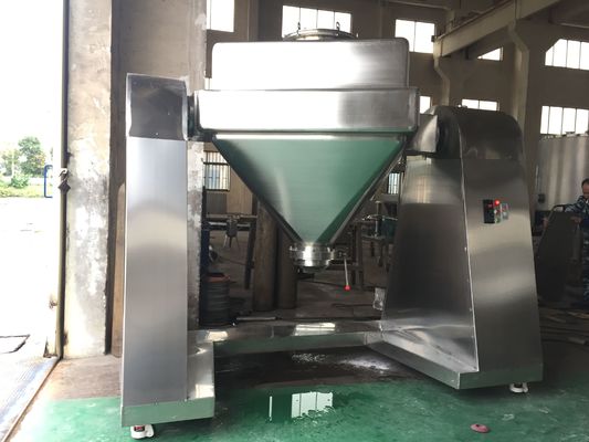 Máy trộn công nghiệp lớn 1,5kw-22kw Máy ​​trộn hình nón vuông cho thực phẩm / hóa chất
