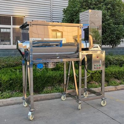 Máy trộn ruy băng ngang WLDH Máy xay sinh tố ruy băng xoắn kép 250L-10000L