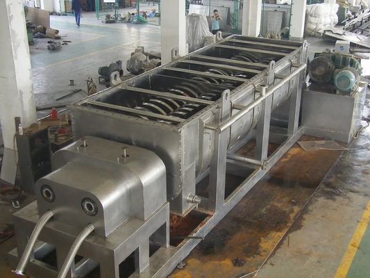 Q235A SS304 Thiết bị xử lý nước thải Máy sấy lưỡi rỗng